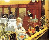 Edward Hopper Canvas Paintings - Tables for Ladies